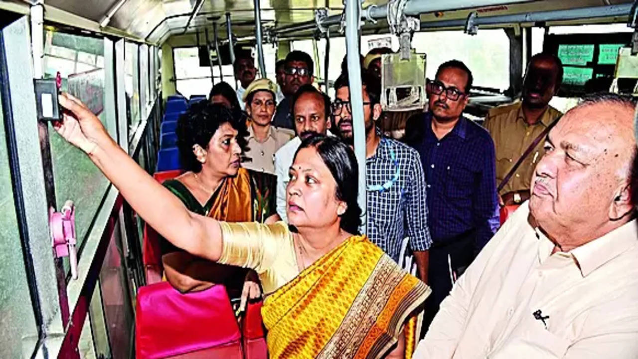 BMTC Buses: BMTC Introduces Advanced Driver Assistance System (ADAS) in  Buses for Enhanced Safety | Bengaluru News - Times of India