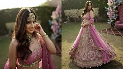 This Bride Switched Between A Pink Lehenga And A White Dress For