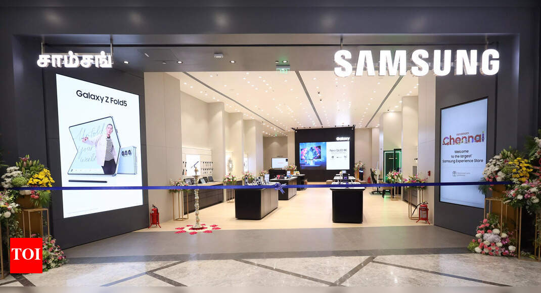 Samsung inaugurates premium experience store in Chennai – Times of India