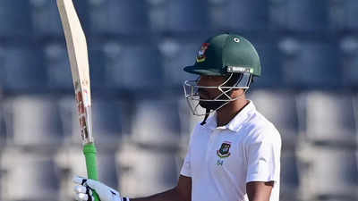 1st Test: Bangladesh nose ahead in Sylhet after Shanto's hundred