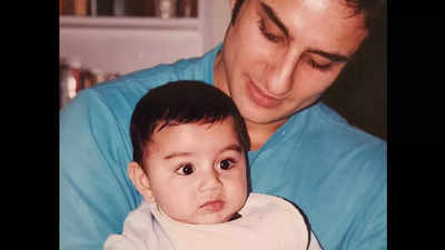 Saba Ali Khan shares throwback pictures of Saif Ali Khan with his son Ibrahim Ali Khan, and they are all things gold
