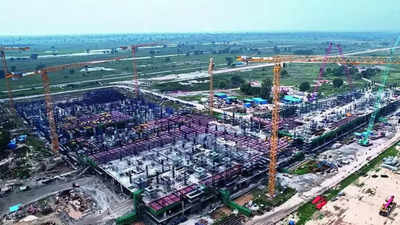 Work on Noida airport gathers momentum, final floor of passenger terminal being built