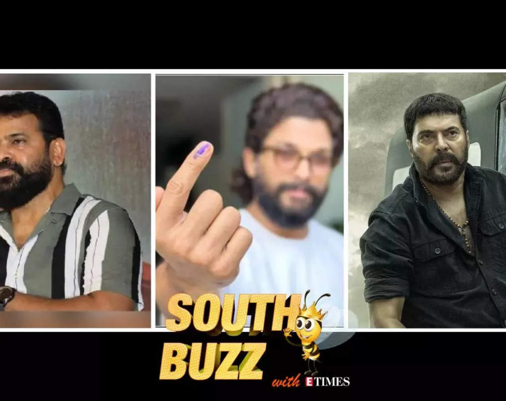 
South Buzz: Allu Arjun, Jr NTR, and Chiranjeevi cast their vote in Telangana; KE Gnanavelraja clarifies his statement on ‘Paruthiveeran’ director Ameer; Mammootty’s ‘Turbo’ first look out!
