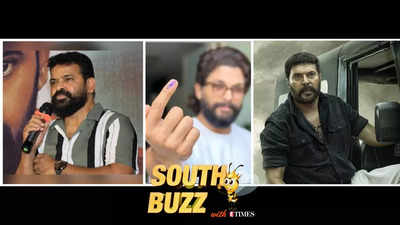 South Buzz: Allu Arjun, Jr. NTR, and Chiranjeevi cast their vote in Telangana; KE Gnanavelraja clarifies his statement on ‘Paruthiveeran’ director Ameer; Mammootty’s ‘Turbo’ first look out!