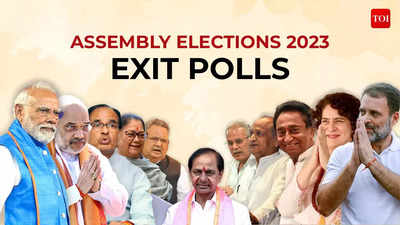 Exit polls split on Rajasthan, Madhya Pradesh, give Congress edge in Chhattisgarh, Telangana