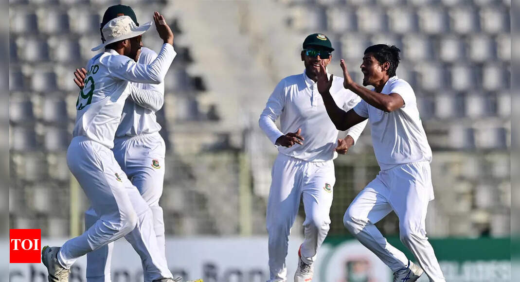 1st Test: Bangladesh sniff victory against New Zealand in Sylhet | Cricket News – Times of India