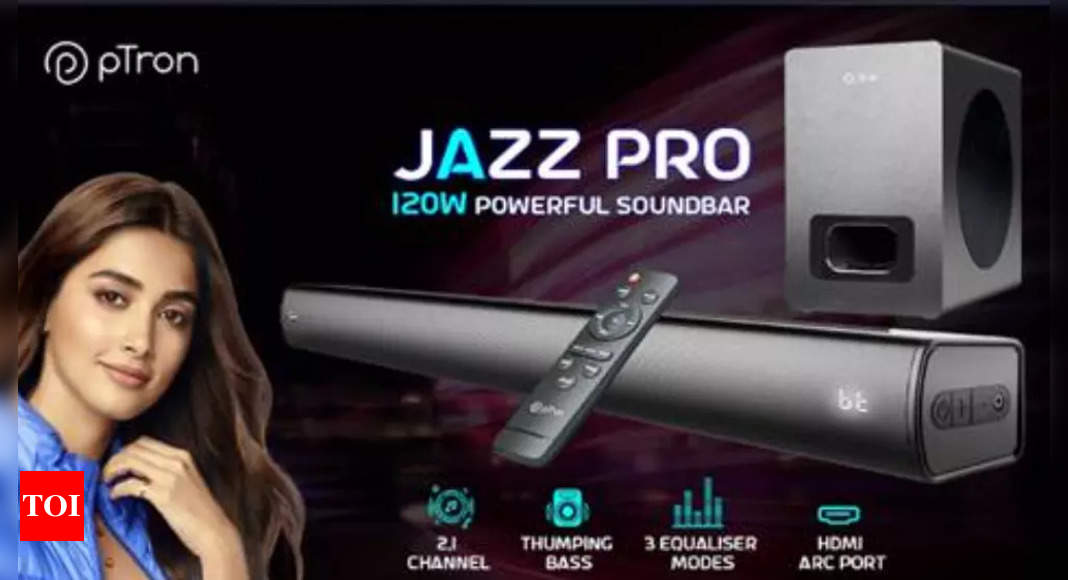 Ptron launches Jazz series of soundbar speakers: All the details - Times of India