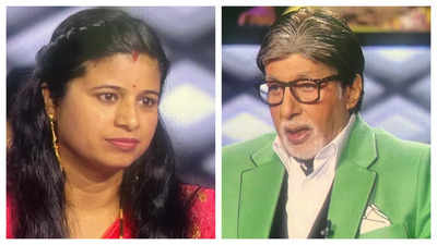 Kaun Banega Crorepati 15: Amitabh Bachchan is shocked to see contestant Abhilasha Soni's grownup son; says 'Bahut personal hojaayega ab agar hum poochenge aap ki shaadi kab hui thi'