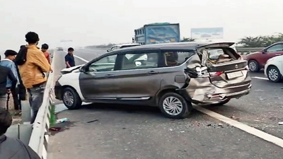 Truck crushes jaywalking 10-yr-old; car driver stops to check, leads to pileup on Delhi-Meerut Expressway