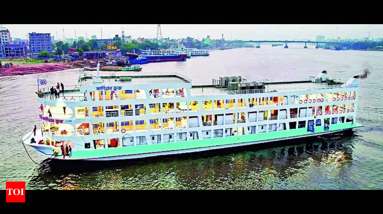 Dhaka-Kol Ship: Dhaka-Kol Ship Arrives in Kolkata: Boosting  India-Bangladesh Waterway Connectivity | Kolkata News - Times of India