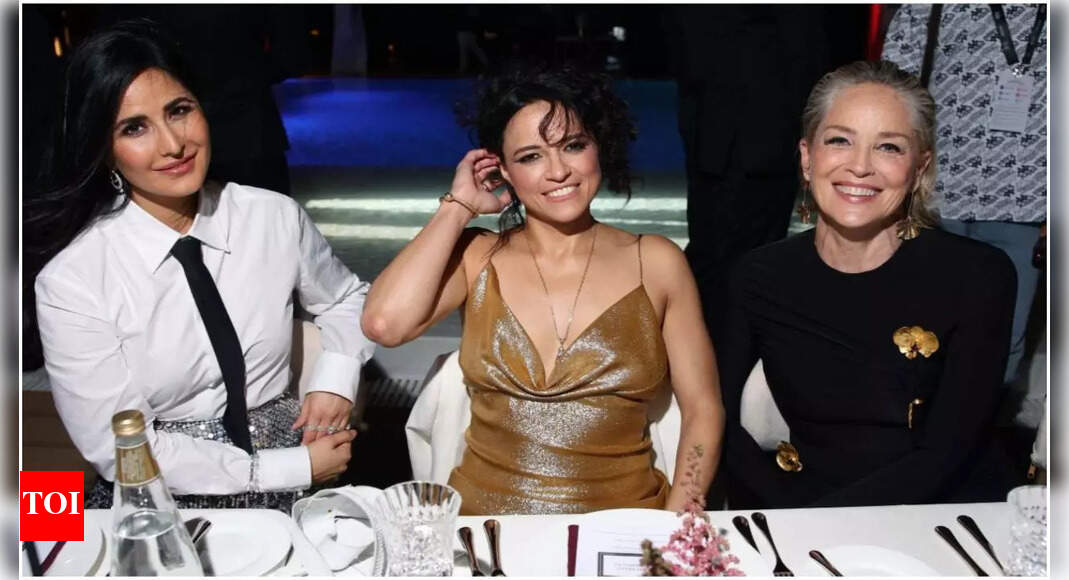 Katrina Kaif stuns alongside Sharon Stone, Michelle Rodriguez at 2023 Red Sea Film Festival | Hindi Movie News – Times of India