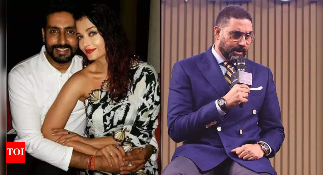 Fans are concerned as Abhishek Bachchan spotted without wedding ring in latest photos | Hindi Movie News – Times of India