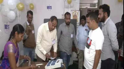 Amid tight security, counting of votes begins in Telangana