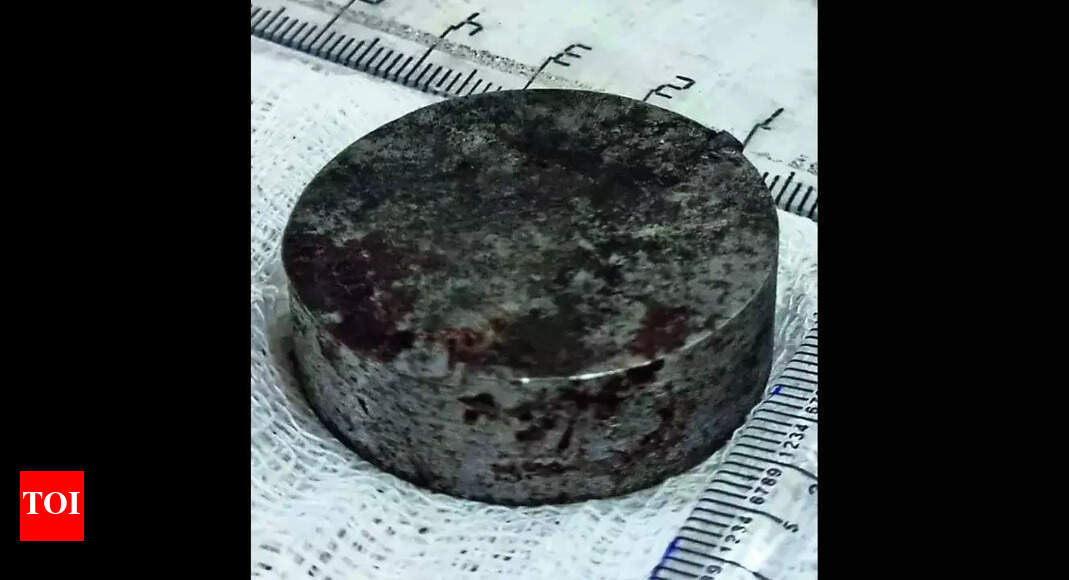 Metallic Object: Metallic Object Weighing 86 Grams Removed from Factory ...