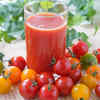 Drinking tomato shop juice empty stomach