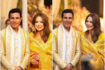 Randeep Hooda and Lin Laishram drop new pictures from their wedding festivities, twin in ethnic golden outfits