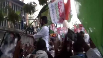 Congress' Revanth Reddy holds roadshow in Hyderabad as party set to form Government