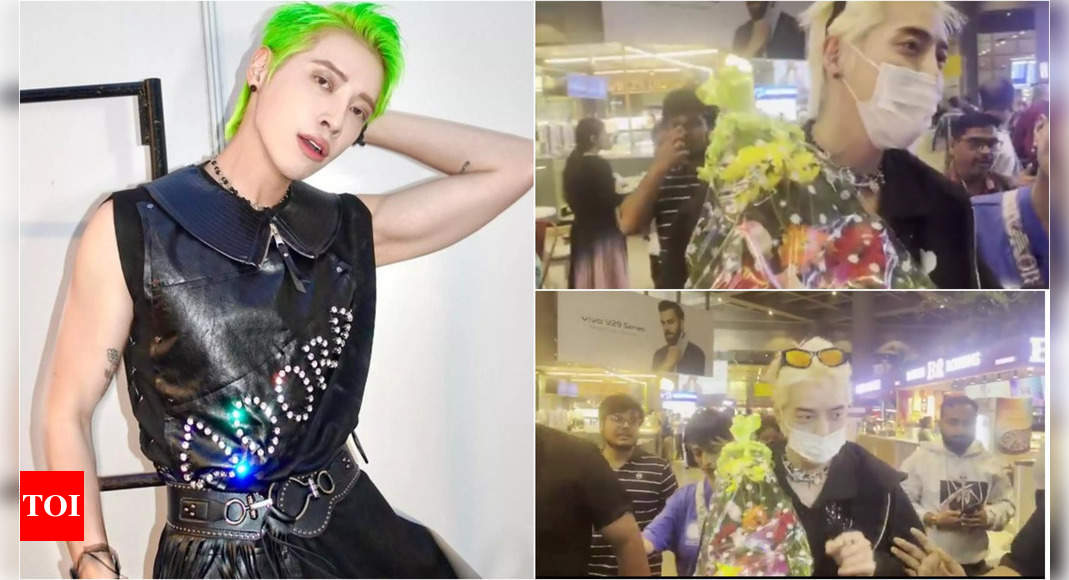 K-pop sensation Aoora receives a warm welcome from Indian fans at Mumbai airport | K-pop Movie News – Times of India
