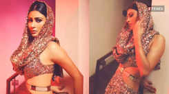 'Take the drama one notch down Juliet', exclaims Mouni Roy as she stuns in a golden hooded cutout gown