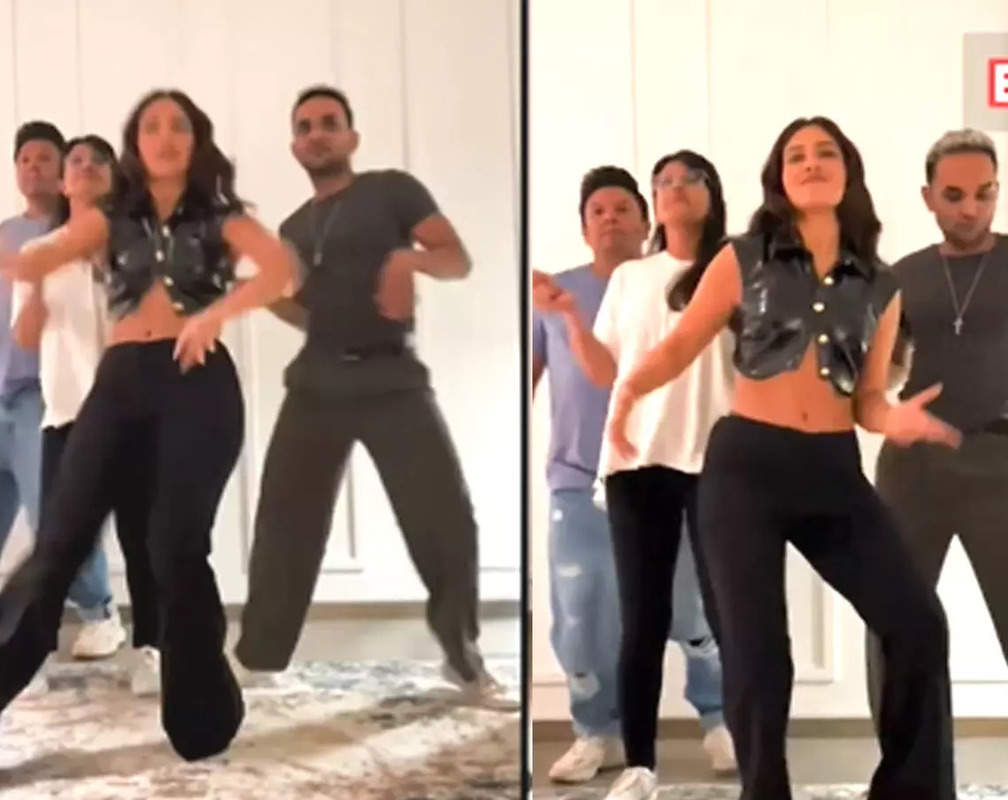 
'We are the best dancers,' claims Bhumi Pednekar as she grooves to a song from her film 'Thank You For Coming' with her team
