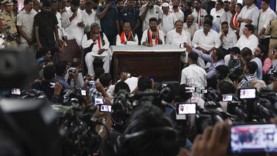 Telangana voters bid 'bye-bye' to CM K Chandrashekar Rao; elect Congress