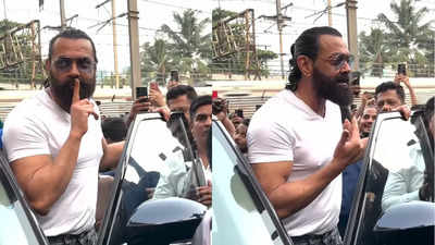 Bobby Deol's visits Gaiety Galaxy to witness fan reactions for 'Animal' - WATCH