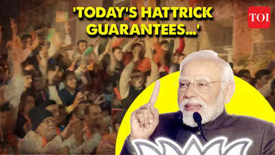 PM Modi: 'Today's hat-trick ensures hat-trick in 2024' after sweeping victory in Hindi heartland