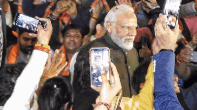 Modi powers party to victory in 3 States, Congress ousts KCR in Telangana