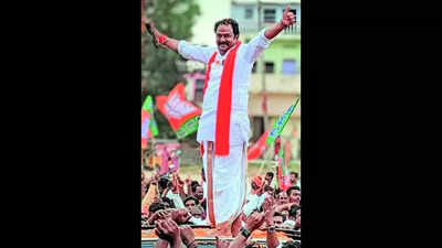 BJP's KVR is Super Sunday's giant killer, beats KCR, Revanth