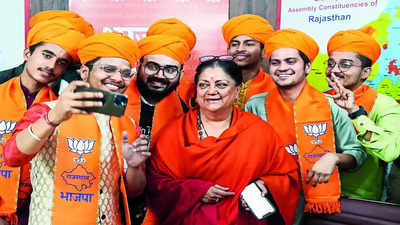 On a rollercoaster ride, Vasundhara Raje back at the front & buoyed by loyalists