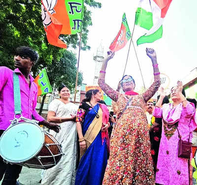 BJP Victory: Kashi Leads Celebrations As Supporters Dance To Drumbeats ...