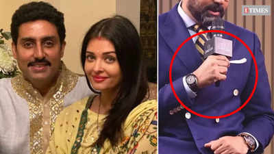 Abhishek Bachchan's 'missing' wedding ring fuels 'rift' rumours with Aishwarya Rai Bachchan, netizens share views