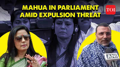 Mahua Moitra arrives in parliament, Opposition rallies behind TMC MP as expulsion looms in Cash-for-Query scam