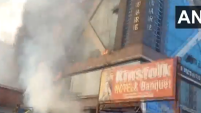 Fire breaks out at banquet hall in UP's Ghaziabad, no injuries reported