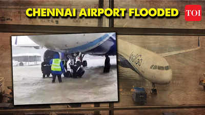 Watch: Chennai Airport flooded as heavy rains lashed the city; flights affected