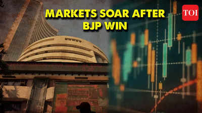 Day after BJP’s emphatic win in 3 states, stock markets soar to record high, Sensex closes at 68,865