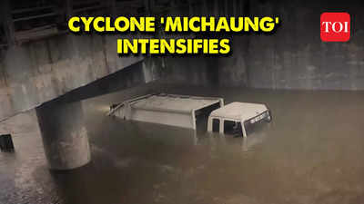 Video: One-By-One, Parked Cars Swept Away In Chennai Floods Due To Cyclone  Michaung