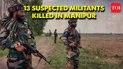 Manipur: 13 militants killed in fighting between two militant groups