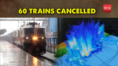 Cyclone Michaung MAJOR update: 60 trains cancelled by East Coast Railways, Chennai waterlogged