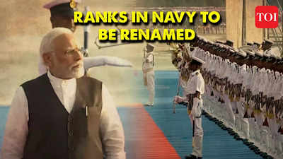 Watch: Indian Navy ranks to be renamed in accordance with Indian culture, PM Modi at Navy day event in Maharashtra