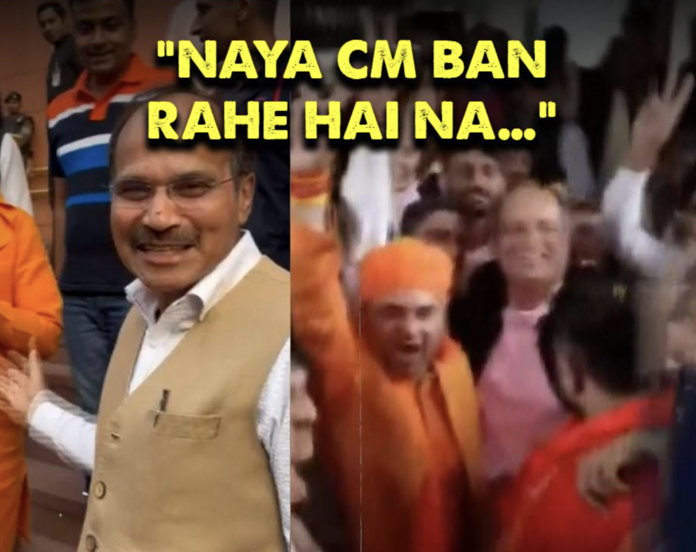 
Watch: ‘Naya CM ban rahe hai na..,’ Cong's Adhir Ranjan jokes with BJP MP Mahant Balaknath
