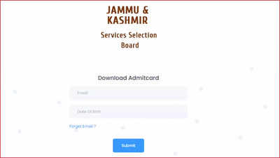 JKSSB releases Admit Cards for Panchayat Secretary and SI PST/PET on jkssb.nic.in