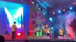 Oaff and Savera perform at a music fest in Pune
