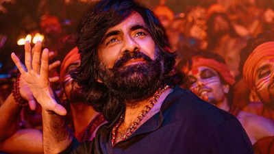 WATCH: 'Eagle' unveils a vibrant folk musical treat 'Aadu Macha,' featuring Ravi Teja in a stylish black and red mass look