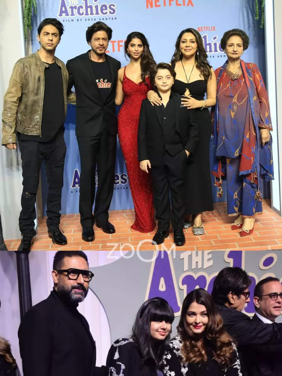 The Archies Star-Studded Screening: SRK With Fam, Bachchans And More ...