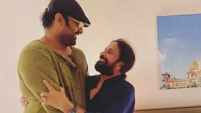 Prabhas gifts a luxury gold watch to his acting guru Lanka Satyanand on his birthday