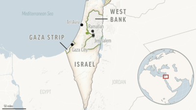 The Gaza Strip: Tiny, cramped and as densely populated as London