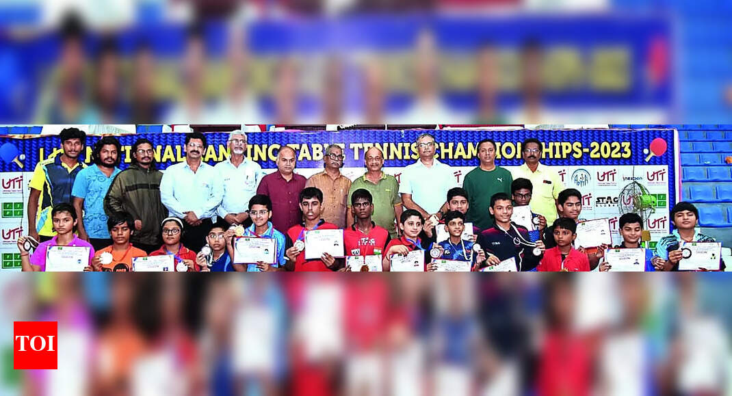 Table Tennis Tournament Akash, Ankolika Claim Titles Vijayawada News
