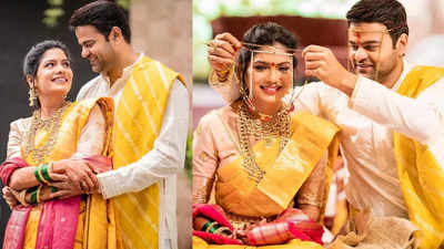 Marathi TV actor Piyush Ranade gets hitched for the third time, see pics from his wedding with Suruchi Adarkar