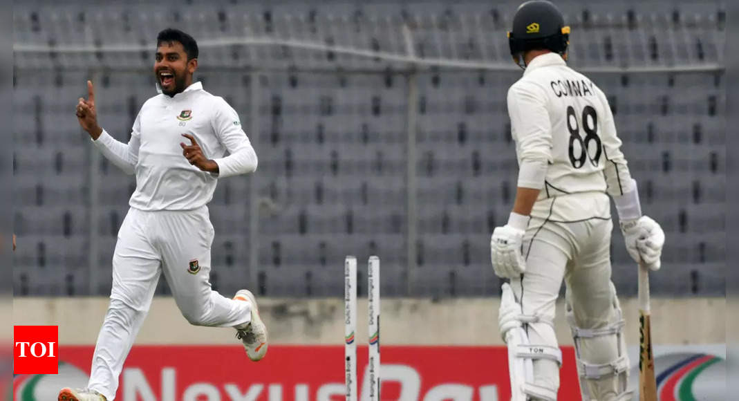 Bangladesh Vs New Zealand: 2nd Test: Bangladesh in charge against New Zealand despite bizarre Mushfiqur Rahim dismissal | Cricket News